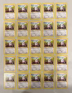 2000 WOTC POKEMON JIGGLYPUFF #7 BLACK STAR PROMO LOT OF 25 CARDS UNPLAYED C - Image 1