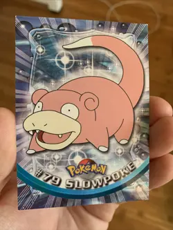 Topps Series 2 1999 TV Animation Ed SLOWPOKE #79 Pokemon Character Card - Image 1