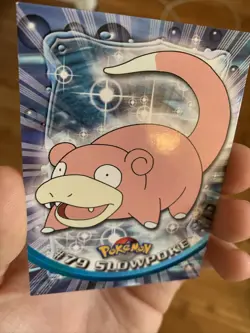 Topps Series 2 1999 TV Animation Ed SLOWPOKE #79 Pokemon Character Card - Image 3