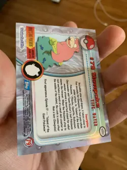 Topps Series 2 1999 TV Animation Ed SLOWPOKE #79 Pokemon Character Card - Image 4