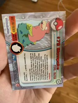 Topps Series 2 1999 TV Animation Ed SLOWPOKE #79 Pokemon Character Card - Image 5