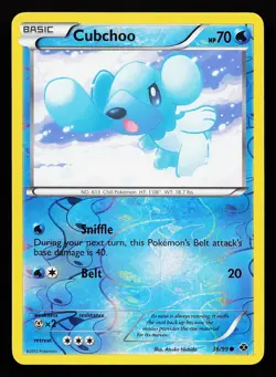 Cubchoo 36/99 Reverse Holo Next Destinies Pokemon Card - Image 1