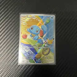 First Partner Illustration Squirtle 039 Promo Full Art Holo Pokemon TCG - Image 1