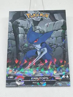 Kabutops #141 - Cracked Ice Holo - Crystal Dark Black 2025 - Pokemon Card - Image 3