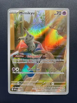 Pokemon TCG - Mimikyu SVP 075 Scarlet & Violet Black Star Promo Paldean Fates NM - Image 1
