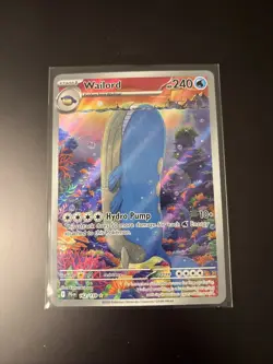 Pokemon TCG SV-Journey Together Wailord #162/159 Illustration Rare - Image 1