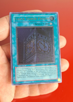 Yu-Gi-Oh! Clock Tower Prison (EOJ-EN048) ULTIMATE RARE, 1st Edition, LP - Image 1