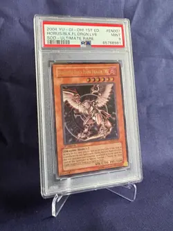 Yu-Gi-Oh! Horus the Black Flame Dragon LV6 SOD-EN007 Ultimate Rare 1st Ed PSA 9 - Image 1