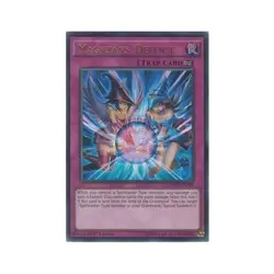 MVP1-EN028 MAGICIANS' DEFENSE ULTRA RARE 1ST EDITION NEAR MINT YuGiOh TCG - Image 1
