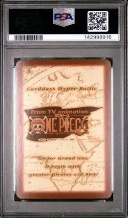 PSA 8 2001 ONE PIECE CARDDASS HYPER BATTLE GRAND LINE COMPILATION 3 DUEL H32 - Image 2