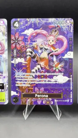One Piece TCG Perona Lot 4 OP06-093 OP14-111 OP14-033 EB03-045 Alt Art Holo M/NM - Image 2