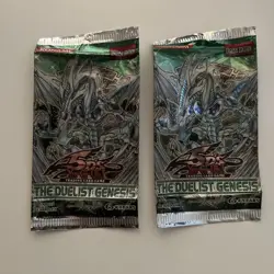Yu-Gi-Oh! ‘The Duelist Genesis’ | 2x EMPTY Booster Pack | YuGiOh 5D’s (2008) | - Image 1