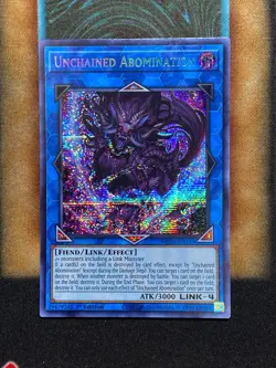 Yugioh Unchained Abomination MP20-EN175 Secret Rare 1st Ed NM - Image 1