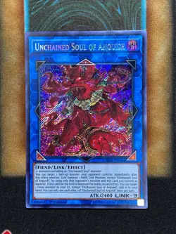Yugioh Unchained Soul Of Anguish CHIM-EN044 Secret Rare 1st Ed NM - Image 1