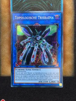 Yugioh Topologic Trisbaena FLOD-EN036 Secret Rare GERMAN NM - Image 1