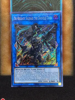 Yugioh Tri-Brigade Shuraig The Ominous Omen PHRA-EN048 Secret Rare 1st Ed NM - Image 1