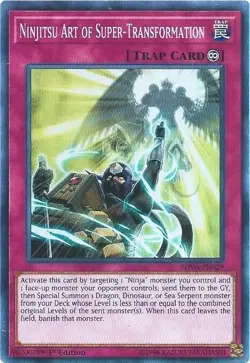 SHVA-EN029 Ninjitsu Art of Super-Transformation MIXED Ed Super Rare NM YuGiOh - Image 1