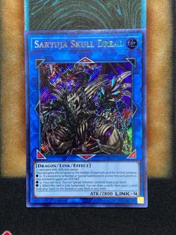 Yugioh Saryuja Skull Dread EXFO-EN048 Secret Rare 1st Ed NM - Image 1