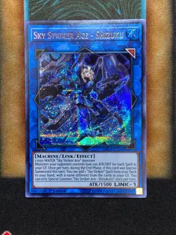 Yugioh Sky Striker Ace - Shizuku MP19-EN258 Secret Rare 1st Ed NM - Image 1