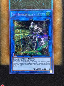 Yugioh Sky Striker Ace - Hayate MP19-EN109 Secret Rare 1st Ed NM - Image 1