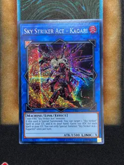 Yugioh Sky Striker Ace - Kagari MP19-EN257 Secret Rare NM - Image 1