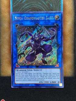 Yugioh Ninja Grandmaster Saizo SHVA-EN011 Secret Rare 1st Ed NM - Image 1