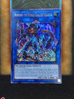 Yugioh Ningirsu The World Chalice Warrior MP18-EN068 Secret Rare 1st Ed LP - Image 1