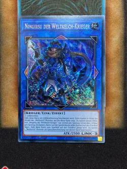 Yugioh Ningirsu The World Chalice Warrior MP18-EN068 Secret Rare 1st NM GERMAN - Image 1