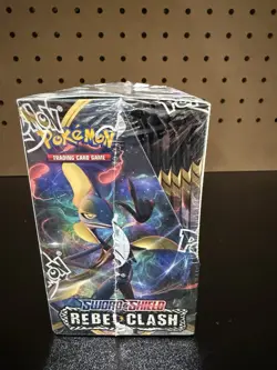 Pokemon - Rebel Clash Booster Box - FACTORY SEALED VERY MINTY 💎 W Acrylic - Image 5