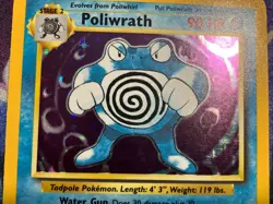 Pokemon 1999 Base Set Unlimited: Poliwrath (13/102) LP - Image 2