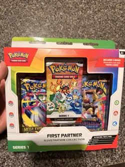 Pokemon TCG First Partner Illustration Collection Series 1 Sealed - Image 1