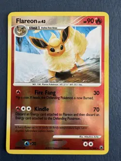Pokemon TCG Flareon 19/100 Majestic Dawn Reverse Holo - Image 1