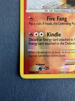 Pokemon TCG Flareon 19/100 Majestic Dawn Reverse Holo - Image 3