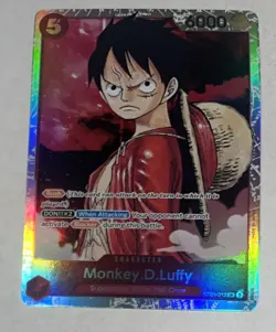 Monkey.D.Luffy ST01-012 SR Foil One Piece Starter Deck 1: Straw Hat Crew MP - Image 1