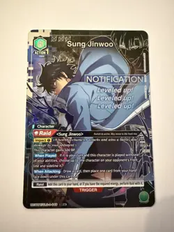 Union Arena Solo Leveling Sung Jinwoo (049) (SR*) UE17BT/SLG-1-049 - Image 1