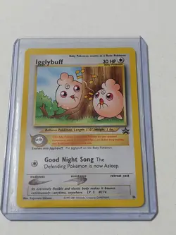 Igglybuff #36 Black Star Promo WOTC Pokemon Card Near Mint VINTAGE Gt12 - Image 1