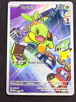 Pokemon TCG First (1st) Partner Card - Turtwig - NM+ - Image 1