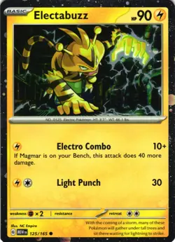 Electabuzz - (Cosmos Holo) Promo Miscellaneous Cards & Products 125/165 NM - Image 1