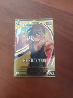 HEERO YUY AB03-089 Gundam Arsenal Base Card Gundam Wing - Image 1