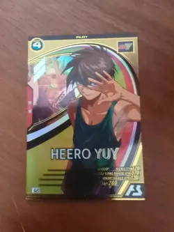 HEERO YUY AB03-089 Gundam Arsenal Base Card Gundam Wing - Image 2