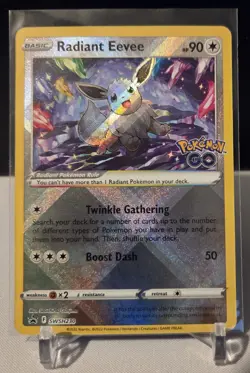 Radiant Eevee 2022 SWSH230 SWSH: Sword & Shield Promo Cards Holo Pokemon TCG - Image 1