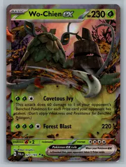 Wo-Chien ex SV02: Paldea Evolved #027/193 Holo Pokemon Card - Image 1