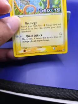 Electrike 60/107 Common Ex Deoxys Reverse Holo Stamped Pokemon Card - Image 3