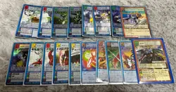 Digimon 18 Card Set Digimon Card Trading Card Rare Excellent Condition - Image 1