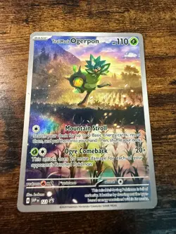 Teal Mask Ogerpon 123 Sv: Scarlet & Violet Promo Cards Holo - Image 1