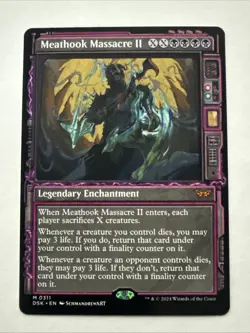 MTG Meathook Massacre II 0311 Reg (Showcase) Duskmourn: House of Horror NM DSK - Image 1
