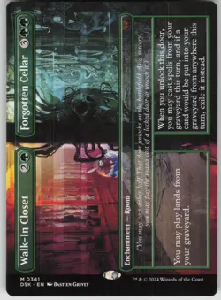 MTG TCG Walk-In Closet // Forgotten Cellar (Borderless) M Duskmourn 341 - Image 1