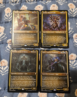 Myrkul, Lord of Bones, Zevlor, Bhaal, Bane Etched FOIL - DND Baldur's Gate - MTG - Image 1