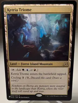 Magic MTG Ketria Triome *The List Reprints* Rare Triple Land Near Mint/Un-Played - Image 1