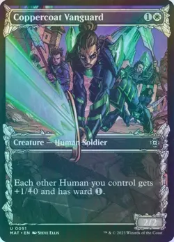 MTG Coppercoat Vanguard *FOIL* - MAT March of the Machine: Aftermath - 51 - NM - Image 1